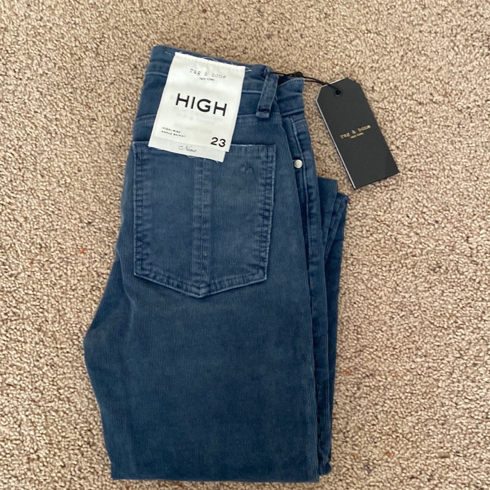 Rag & bone corduroy jeans brand new with tags size 23